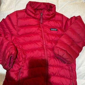 COPY - Patagonia pink down sweater size 12y
